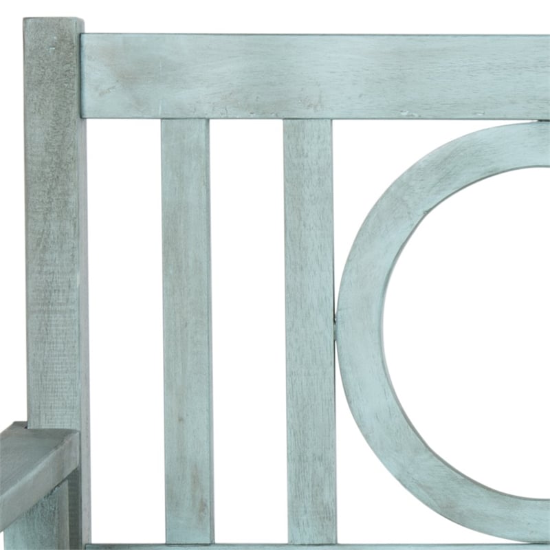 Pemberly Row Folding Bench for Patio or Indoor Portable Seating