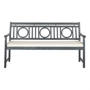 Pemberly Row 3 Seat Bench for Porch or Living Room Everyday Comfort
