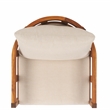 Pemberly Row Polyester Chairs in Natural / Taupe for Dining or Living Room