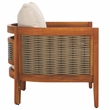 Pemberly Row Polyester Outdoor Chairs in Natural / Taupe for Patio or Deck