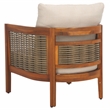 Pemberly Row Polyester Outdoor Chairs in Natural / Taupe for Patio or Deck