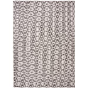 Pemberly Row 8' x 11' Area Rug in Beige and Black for Living or Dining Room