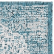 Pemberly Row 9' x 12' Area Rug in Teal and Cream for Large Living Spaces