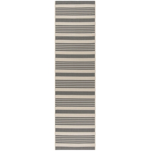 Pemberly Row Grey Indoor Outdoor Rug 9' x 12' for Living Spaces