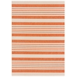 Pemberly Row Contemporary Terracotta Indoor Outdoor Rug 5'3