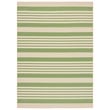 Pemberly Row Contemporary Green Indoor Outdoor Accent Rug 2'7