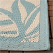 Pemberly Row Contemporary Cream Indoor Outdoor Runner Rug 2'7