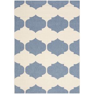 Pemberly Row Beige Indoor Outdoor Rug 4' x 5'7&quot for Any Room