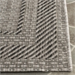 Pemberly Row Polypropylene Beige Indoor Outdoor Rug - 53 x 77