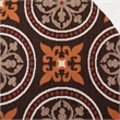 Pemberly Row Polypropylene Chocolate Indoor Outdoor Rug - 2'7