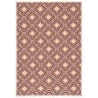Pemberly Row Polypropylene Creme Indoor Outdoor Rug - 2'7