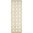 Pemberly Row Polypropylene Ivory Indoor Outdoor Rug - 2'3