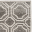 Pemberly Row Polypropylene Grey Indoor Outdoor Rug - 8' x 10'