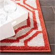 Pemberly Row Polypropylene Ivory Indoor Outdoor Rug - 6' x 9'