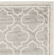 Pemberly Row Polypropylene Light Grey Indoor Outdoor Rug - 8' x 10'