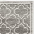 Pemberly Row Polypropylene Grey Indoor Outdoor Rug - 8' x 10'