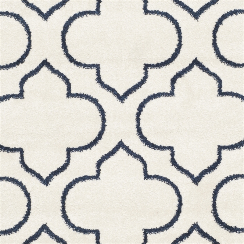 Pemberly Row Polypropylene Ivory Indoor Outdoor Rug - 8' x 10'