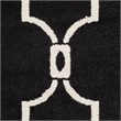 Pemberly Row Polypropylene Anthracite Indoor Outdoor Rug - Round 7'