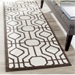 Pemberly Row Polypropylene Ivory Indoor Outdoor Rug - Runner 2'3