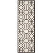 Pemberly Row Polypropylene Ivory Indoor Outdoor Rug - Runner 2'3