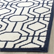 Pemberly Row Polypropylene Ivory Indoor Outdoor Rug - 3' x 5'