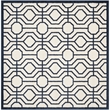 Pemberly Row Polypropylene Ivory Indoor Outdoor Rug - Square 7'