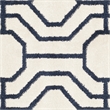 Pemberly Row Polypropylene Ivory Indoor Outdoor Rug - Square 7'