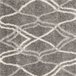 Pemberly Row Polypropylene Grey Indoor Outdoor Rug - Round 7'