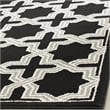 Pemberly Row Polypropylene Anthracite Indoor Outdoor Rug - 8' x 10'