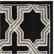 Pemberly Row Polypropylene Anthracite Indoor Outdoor Rug - Square 7'