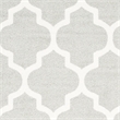 Pemberly Row Polypropylene Light Grey Indoor Outdoor Rug - 8' x 10'