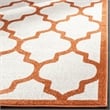 Pemberly Row Polypropylene Beige Indoor Outdoor Rug - 4' x 6'