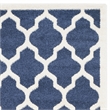 Pemberly Row Polypropylene Navy Indoor Outdoor Rug - 2'3