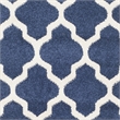 Pemberly Row Polypropylene Navy Indoor Outdoor Rug - 2'3
