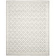 Pemberly Row Polypropylene Light Grey Indoor Outdoor Rug - 8' x 10'