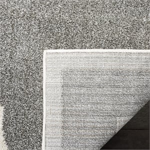 Pemberly Row Polypropylene Dark Grey Indoor Outdoor Rug - 9' x 12'