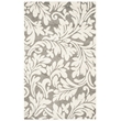 Pemberly Row Polypropylene Dark Grey Indoor Outdoor Rug - 3' x 5'