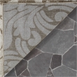 Pemberly Row Polypropylene Wheat Indoor Outdoor Rug - Square 7'