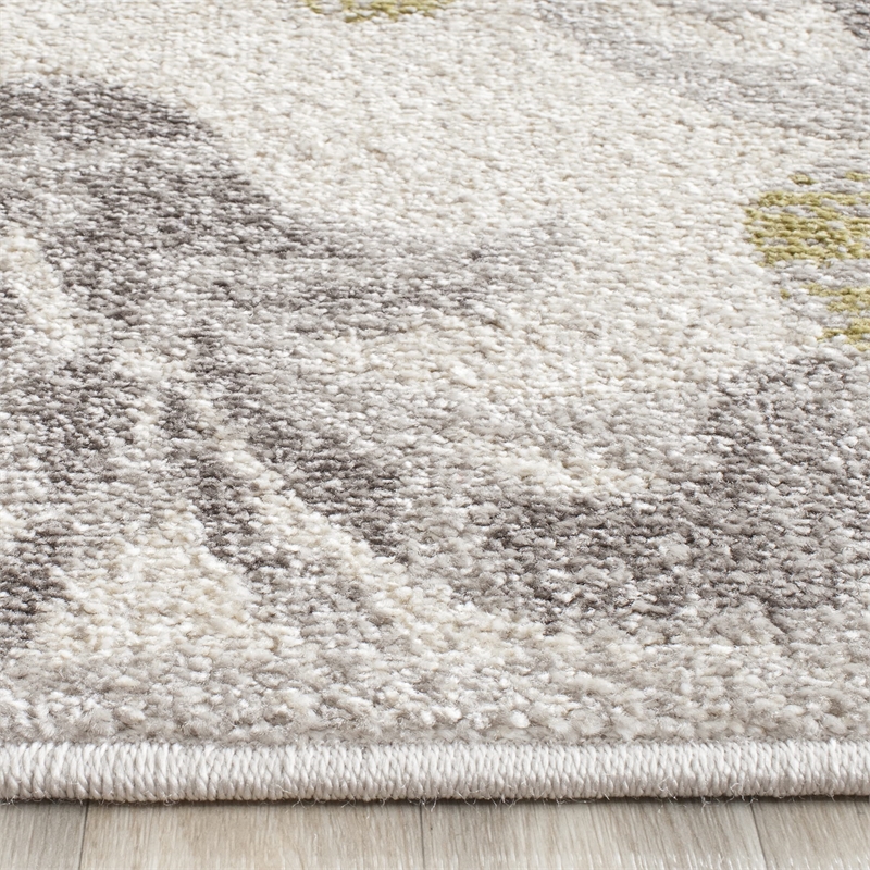 Pemberly Row Polypropylene Ivory Indoor Outdoor Rug - 2'3