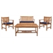 Teak Brown and Navy