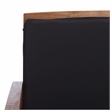 Pemberly Row Transitional Wood 4Pc Outdoor Set in Natural / Black