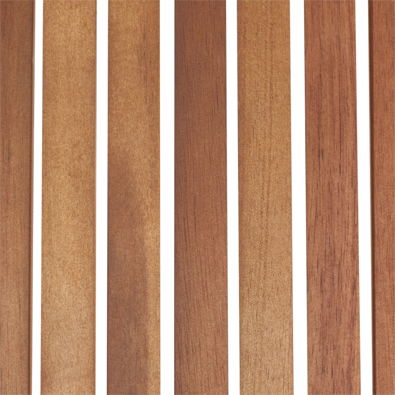 Pemberly Row Transitional Wood 4Pc Outdoor Set in Natural / Black