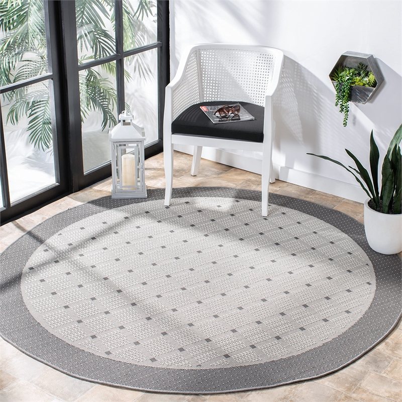 Pemberly Row Contemporary Polypropylene 6'7