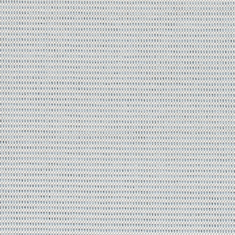 Pemberly Row Polypropylene 4' x 6' Rug in Light Blue and Ivory