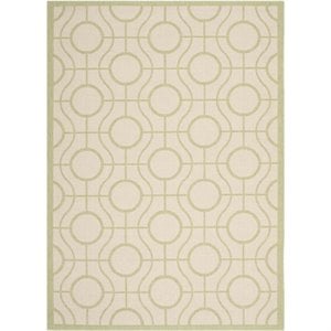 Pemberly Row Beige Indoor Outdoor Rug 6'7&quot x 9'6&quot for Any Room