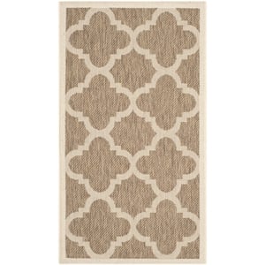 Pemberly Row Brown Indoor Outdoor Accent Rug 2' x 3'7&quot for Any Space