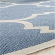 Pemberly Row Blue Indoor Outdoor Square 5'3