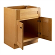 Pemberly Row Contemporary Wood Vanity without Top-Birch 24