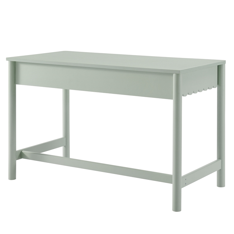 Pemberly Row Wooden Modern / Contemporary Writing Desk in Sage