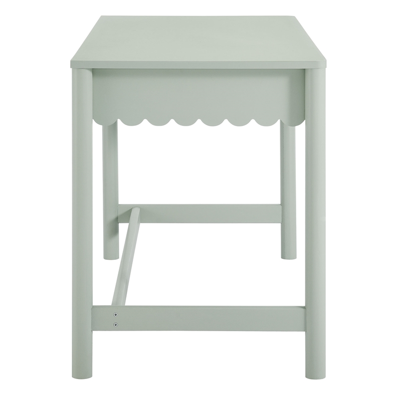 Pemberly Row Wooden Modern / Contemporary Writing Desk in Sage